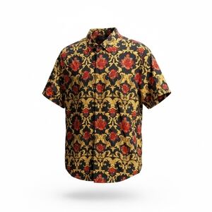 Cactus Man by Ricky Singh mens button front shirt